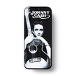 Johnny Cash pick tin case on a white background