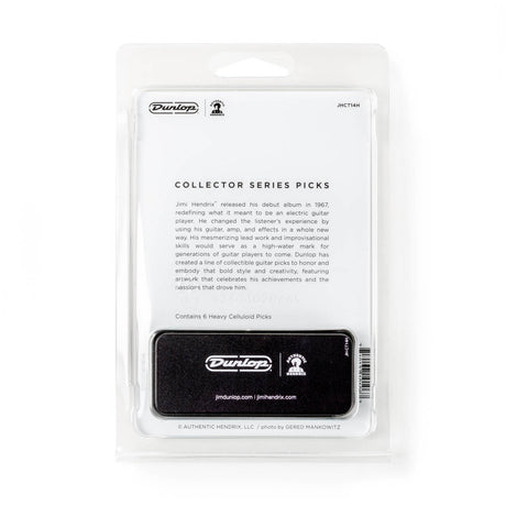 Dunlop collector series picks packaging with text on a white background