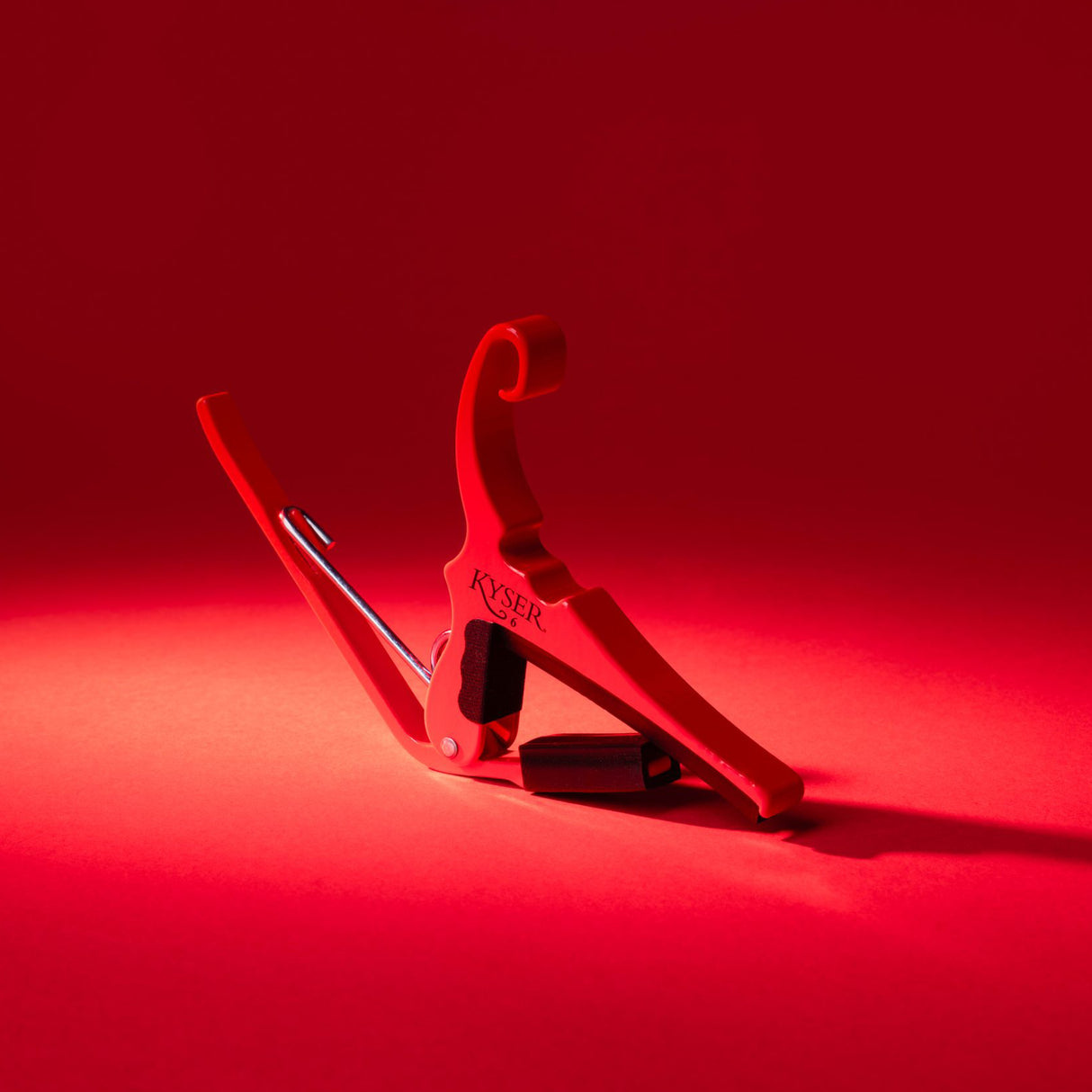 Kyser Lipstick Red Acoustic Guitar Capo