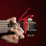 Kyser Lipstick Red Acoustic Guitar Capo