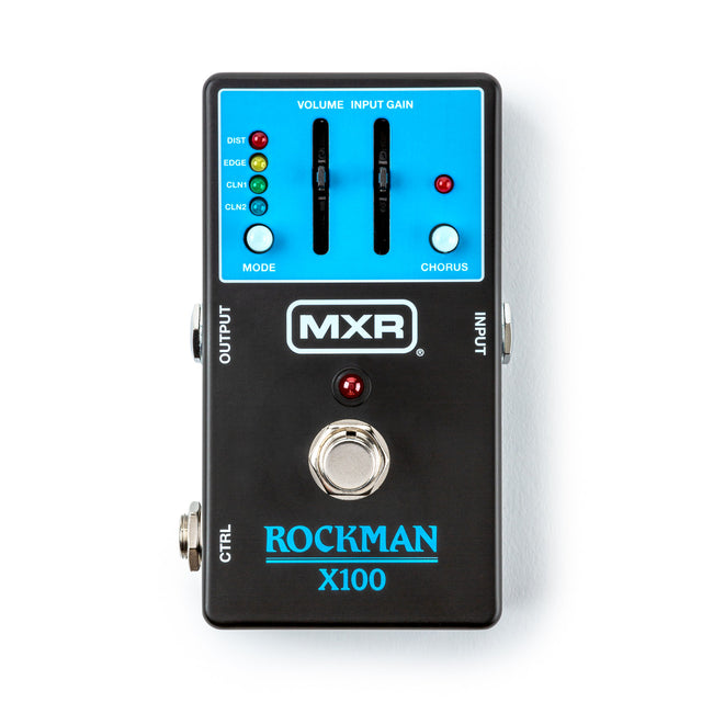 MXR Rockman X100 guitar effects pedal on a white background
