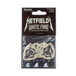 Pack of Hetfield White Fang guitar picks with Dunlop branding on a white background