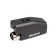 D'Addario microphone adapter on a white background