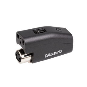 D'Addario microphone adapter on a white background