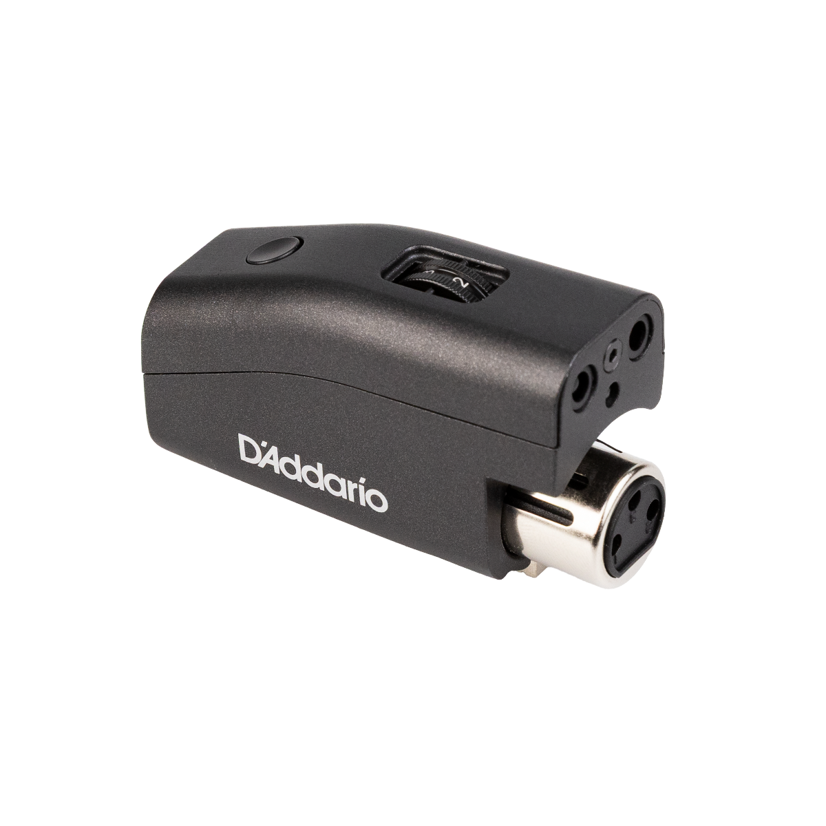 D'Addario mic adapter on a white background