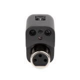 A D'Addario mic adaptor on a white background