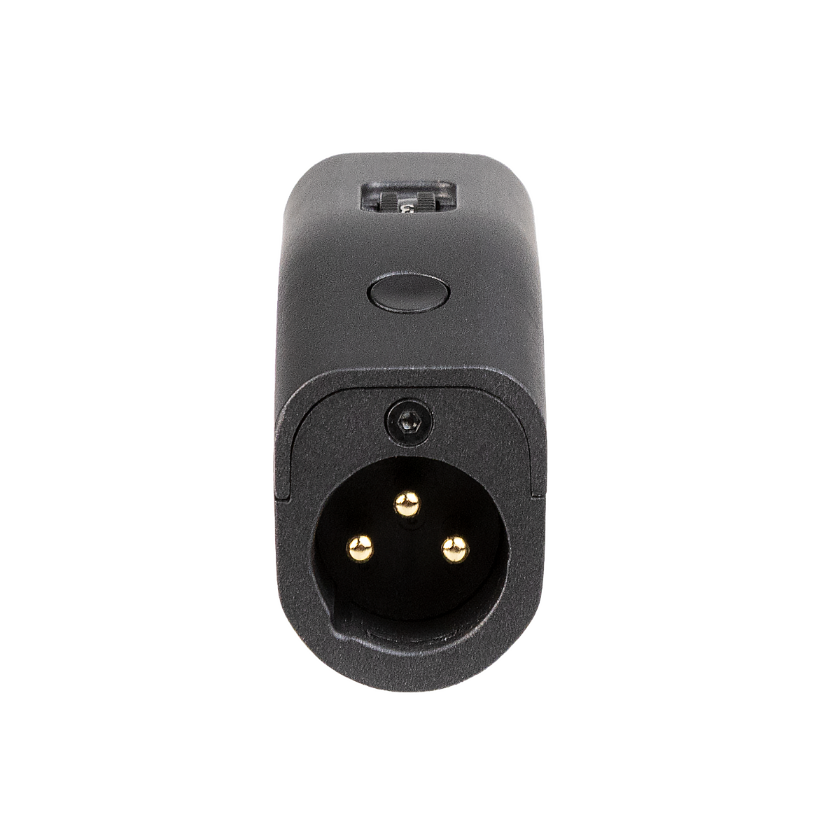 A D'Addario mic adaptor on  a white background