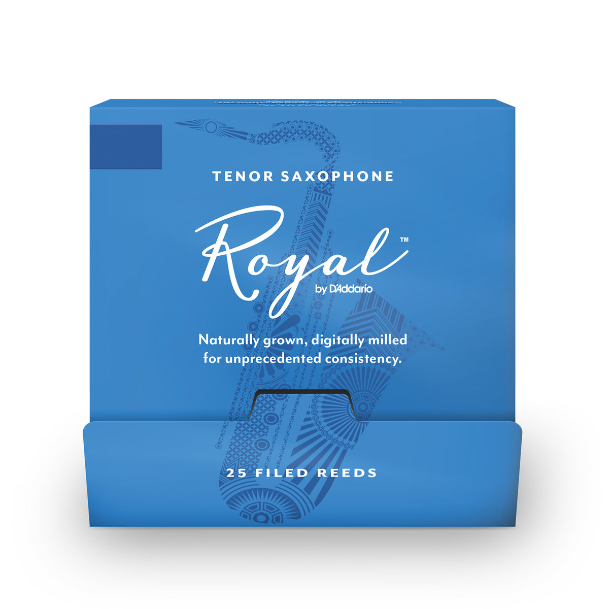 Royal Sax Reeds Royal By D'Addario Tenor Sax Reeds, Strength 2.0, 25-Reeds – Chesbro ...