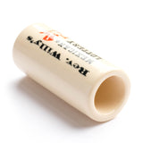 Ceramic guitar slide with Rev Willy's Mexican Lottery on a white background