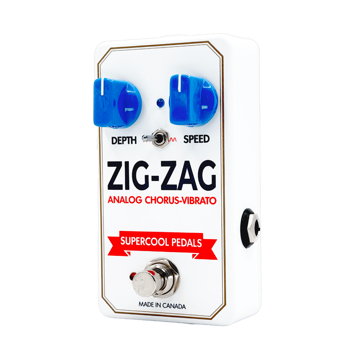 Supercool Pedals ZIG-ZAG Analog Chorus-Vibrato Pedal