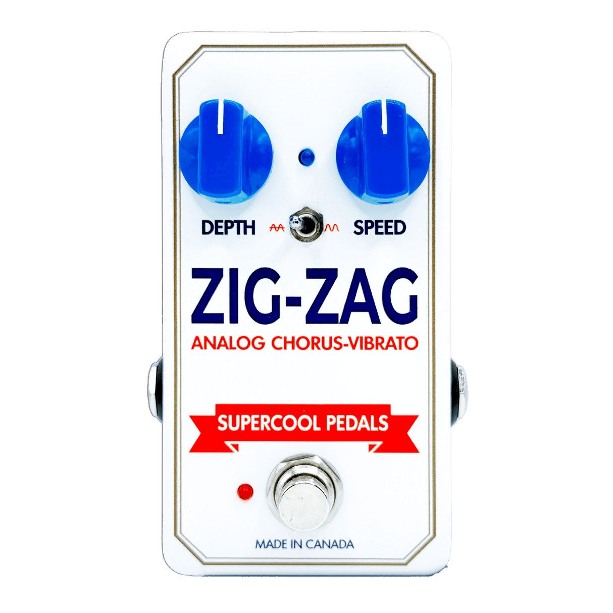 Supercool Pedals ZIG-ZAG Analog Chorus-Vibrato Pedal