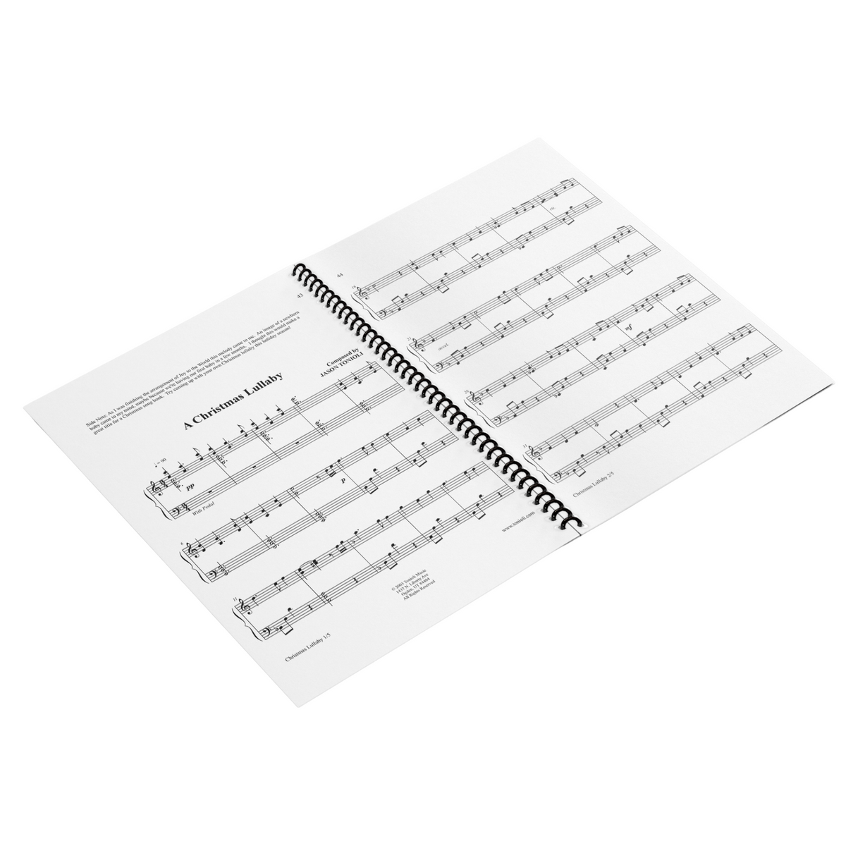 A Christmas Lullaby Piano Book - Jason Tonioli