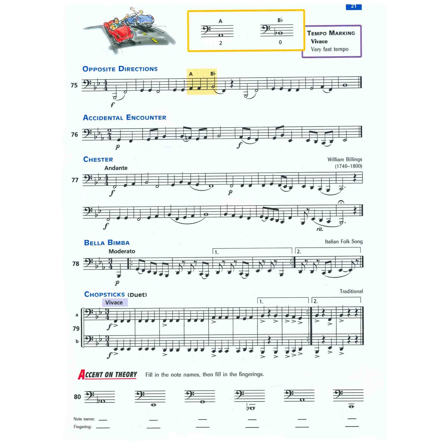 Sheet music for Tuba with musical notation and tempo markings on a white background