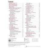 Table of contents for a music book on banjo playing, with a white background.