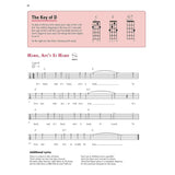 Music sheet with chords and lyrics on a white background
