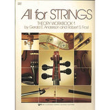 All For Strings Theory - Cello - Workbook 1
