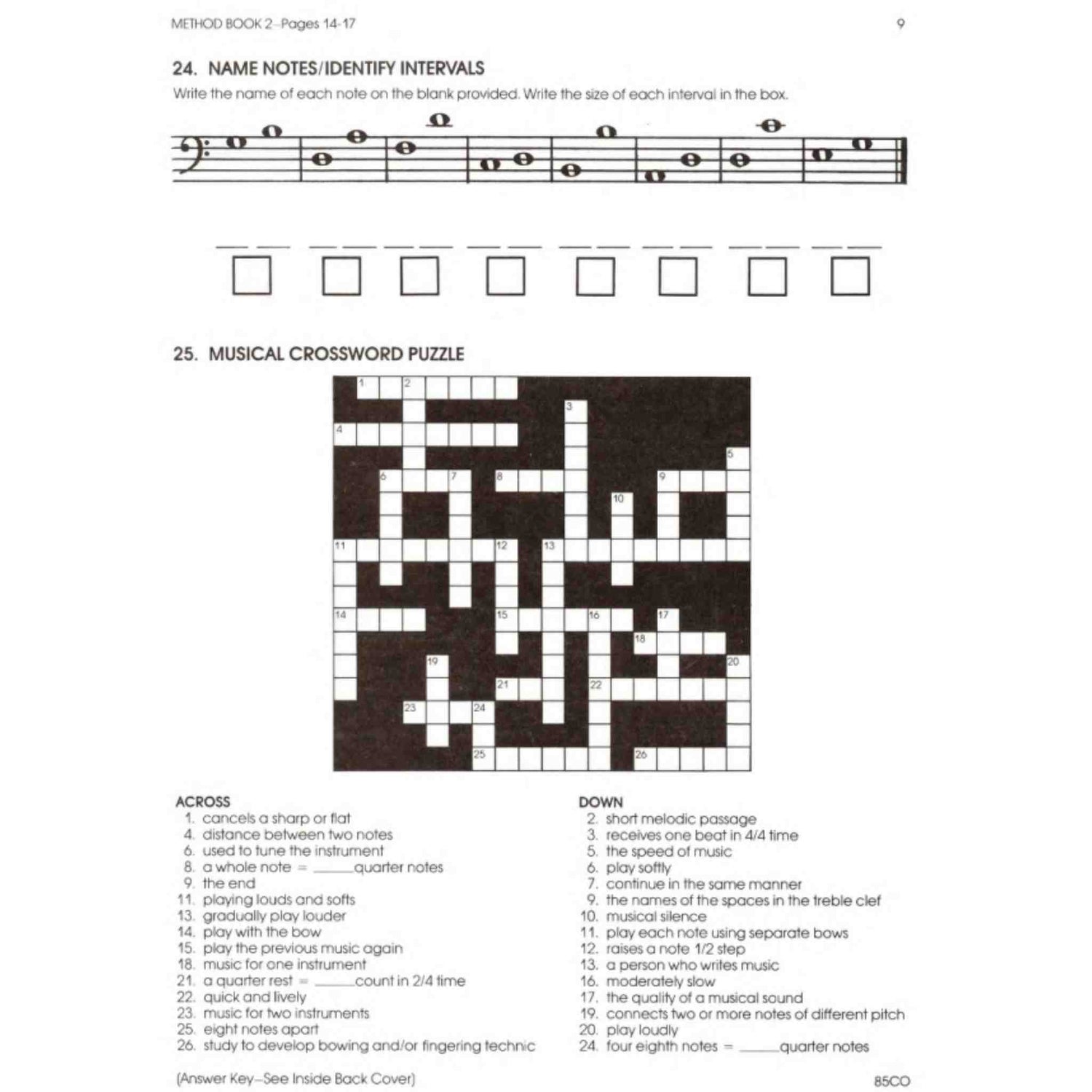 All For Strings Theory - Cello - Workbook 2