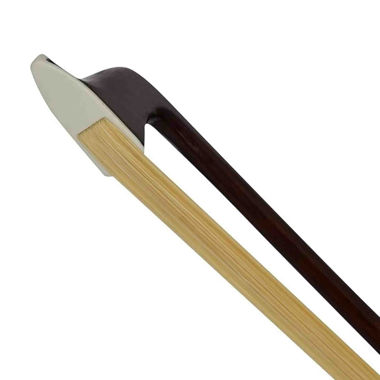 Cello with a white fletching on a white background