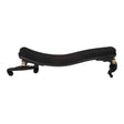 Black Anton Brenton Violin Shoulder rest with gold accents on a white background