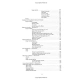 Page two of the table of contents for the banjo music book Back-up Banjo. 