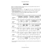 Sheet music page from the Back-up Banjo book titled Rhythm.