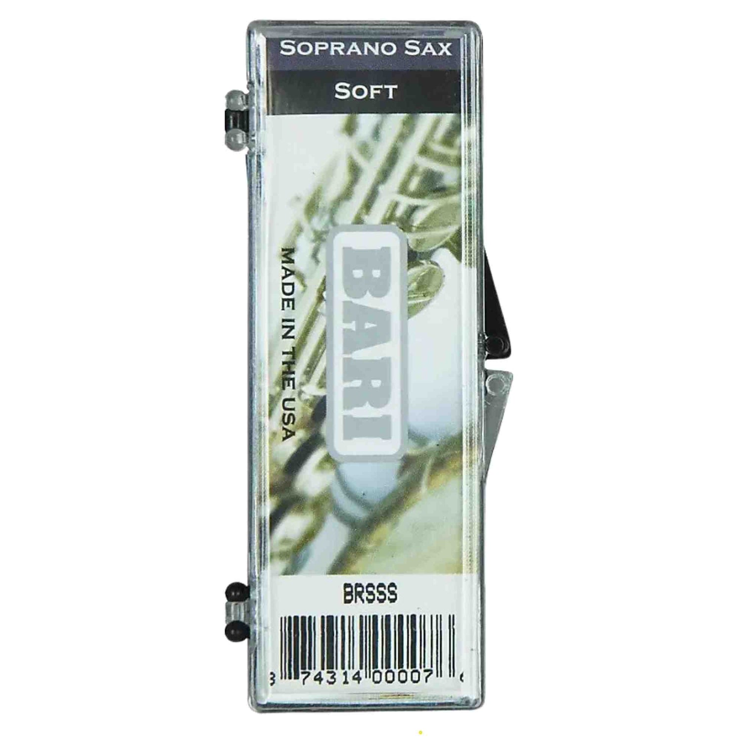 Bari Synthetic Soprano Sax Reed - Strength 2.0 - Soft -  Original (Clear) - Single