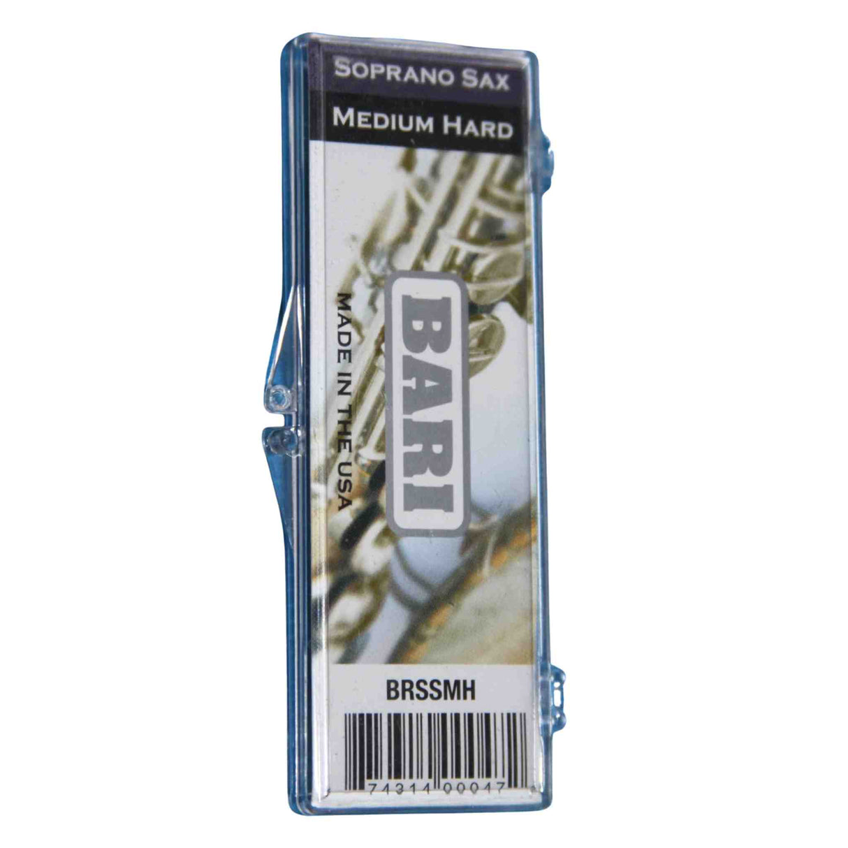 Bari Synthetic Soprano Sax Reed - Strength 3.5 - Medium Hard - Original (Clear) - Single