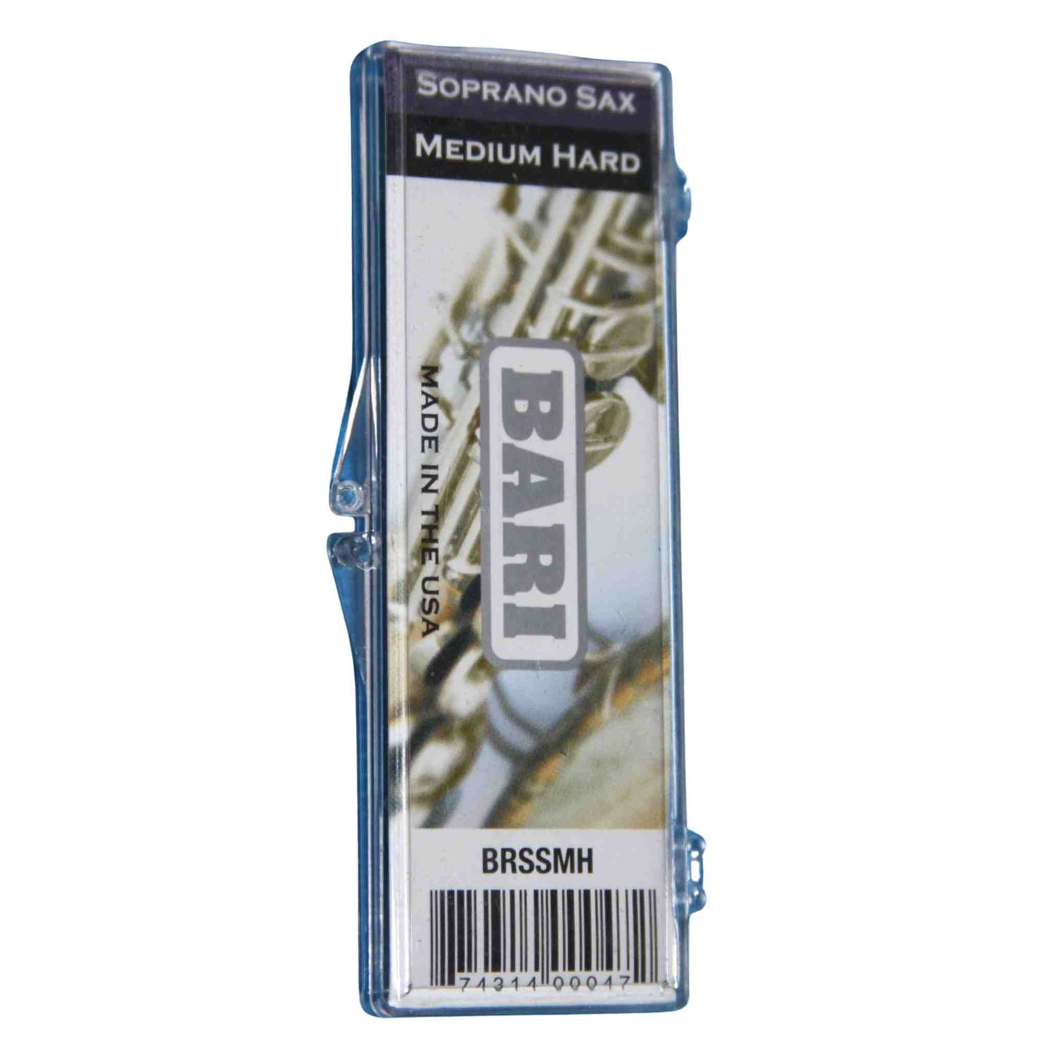 Bari Synthetic Soprano Sax Reed - Strength 3.5 - Medium Hard - Original (Clear) - Single