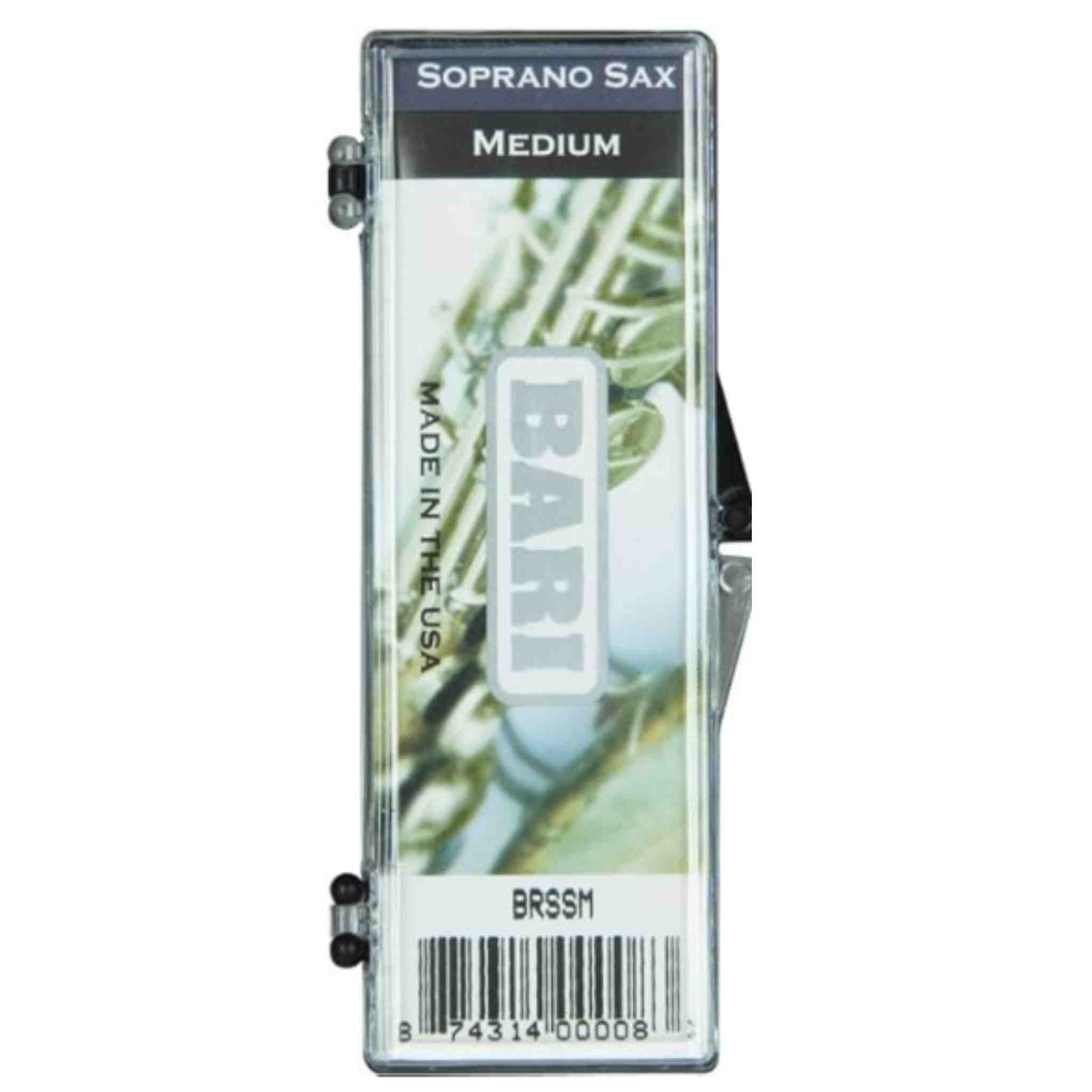 Bari Synthetic Soprano Sax Reed - Strength 3.0 - Medium - Original (Clear)- Single