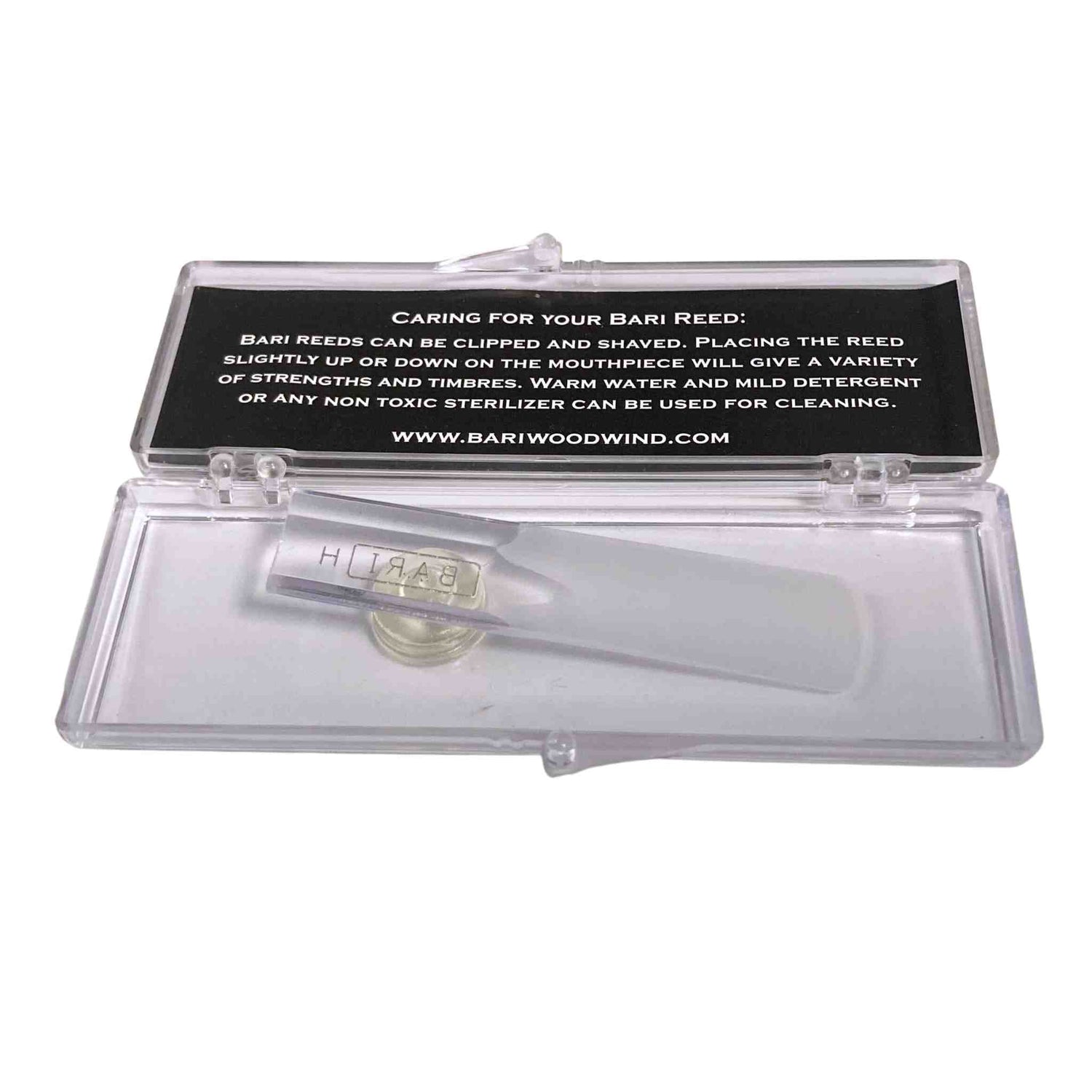 Bari Synthetic Soprano Sax Reed - Strength 4.0 - Hard - Original (Clear) - Single