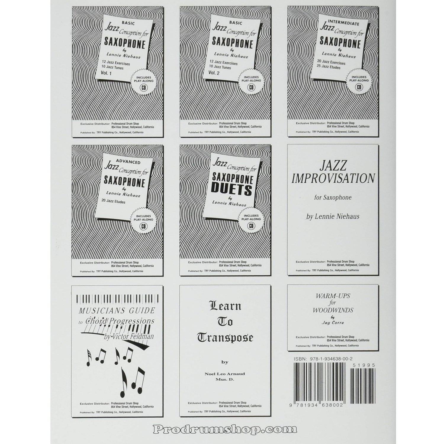 Basic Jazz Conception for Saxophone Vol 1