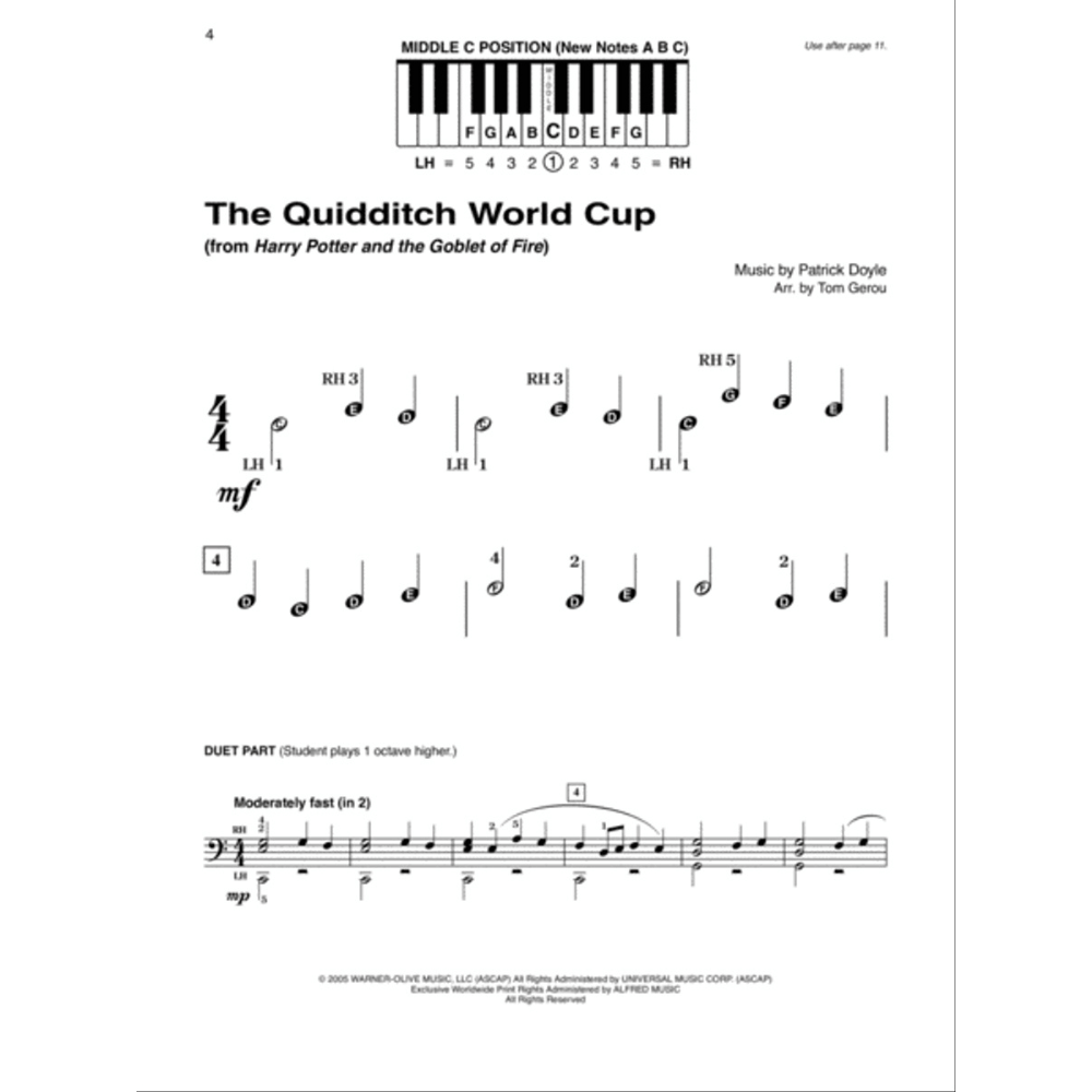 Alfred’s Basic Piano Library Popular Hits Complete Book 1 (Later Beginner) – Level 1A/1B