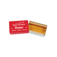 The image shows a block of "Super-Sensitive Rosin" in a light formulation, suitable for violin, viola, and cello. The translucent amber rosin is housed in red packaging labeled "Light" (No. 911). Rosin is made from tree resin and applied to bow hairs to create friction needed for sound production on string instruments. This softer rosin is preferred for warmer climates or players seeking a smoother bowing feel.