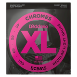 Packaging for D'Addario ECB81S bass strings with brand details