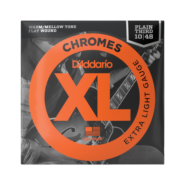 Packaging for D'Addario ECG23 guitar strings with brand details