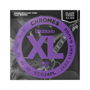 Packaging for D'Addario ECG24 electric guitar strings with product details