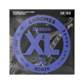 Packaging for D'Addario ECG25 guitar strings with product details