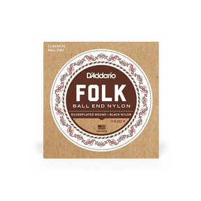 Packaging for D'Addario EJ32 Folk Nylon strings