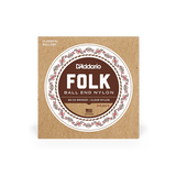 Packaging for D'Addario EJ33 Folk Nylon guitar strings