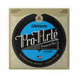 D'Addario Pro.Arté EJ46C classical guitar string box packaging, featuring a gold and black design with a blue circular center.