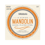 D'Addario EJ67 Nickel-Plated Steel Mandolin Strings - Medium (11-39)