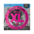 Packaging for D'Addario EXL150 12-string electric guitar strings with brand and product details.
