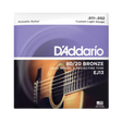 Packaging for D'Addario EJ13 80/20 bronze guitar strings with brand details