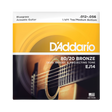 Packaging for D'Addario EJ14 80/20 bronze bluegrass strings with brand details