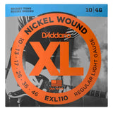 D'Addario EXL110 Nickel Wound Electric 10-46 Regular Light Electric Guitar Strings