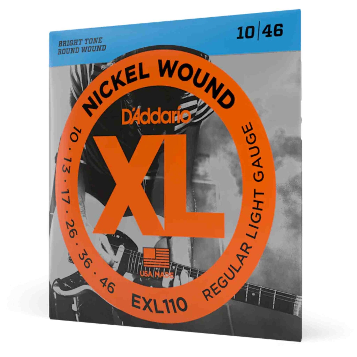 D'Addario EXL110 Nickel Wound Electric 10-46 Regular Light Electric Guitar Strings