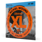 D'Addario EXL110 Nickel Wound Electric 10-46 Regular Light Electric Guitar Strings