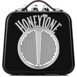 Black Honeytone guitar amplifier with a white logo on a white background
