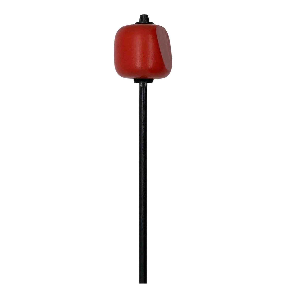 Danmar Red Hardwood Bass Drum Beater - 204R - Black and Red