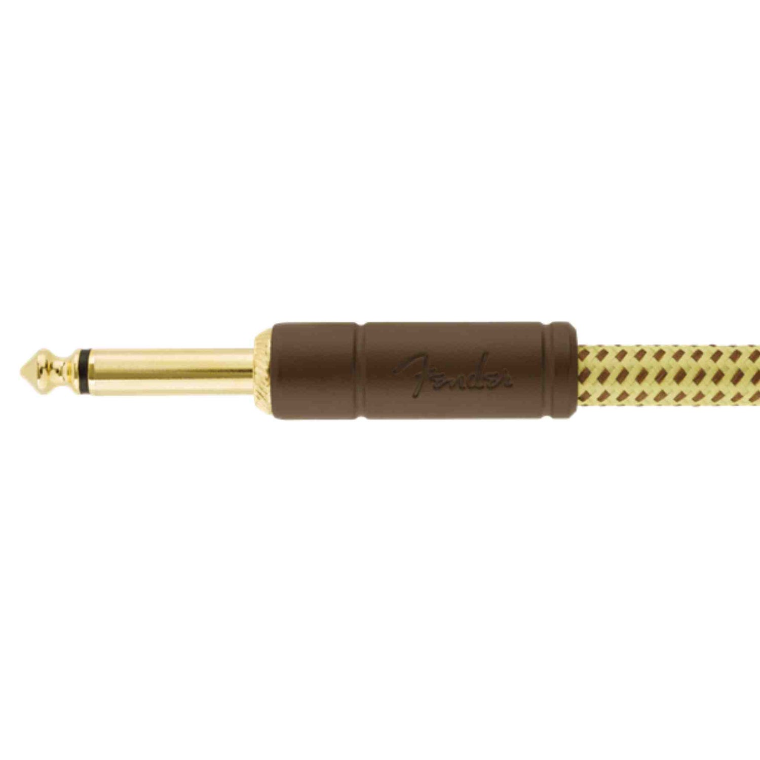 Fender Deluxe Series Tweed Instrument Cable - Straight/Straight - Tweed - 18.6FT